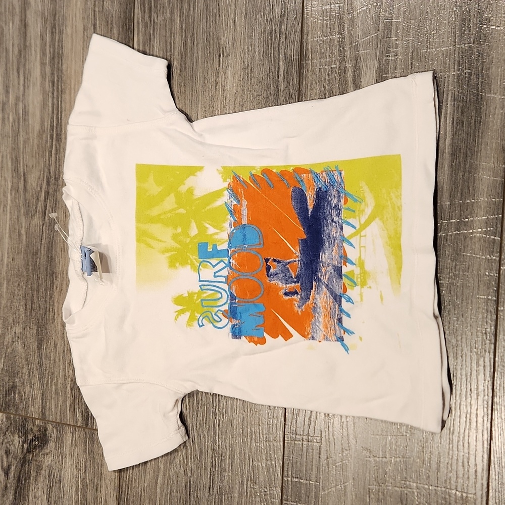Charlie Rocket Surf Mood Boys 100% Cotton sz 12/18 tshirt